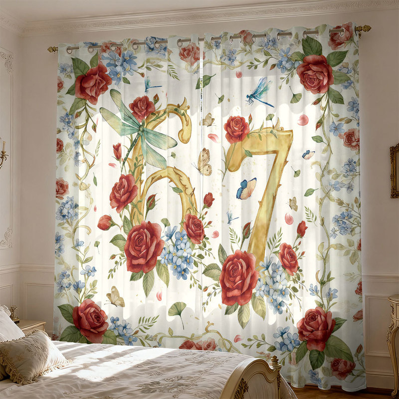 Aliexpress Polyester Curtains Custom-Made with Heat Transfer Digital Printing for Children's Room and Balcony Decoration, Dust-Proof Curtains, Dropshipping Available Aliexpress Polyester Curtains Custom-Made with Heat Transfer Digital Printing for Children's Room and Balcony Decoration, Dust-Proof Curtains, Dropshipping Available