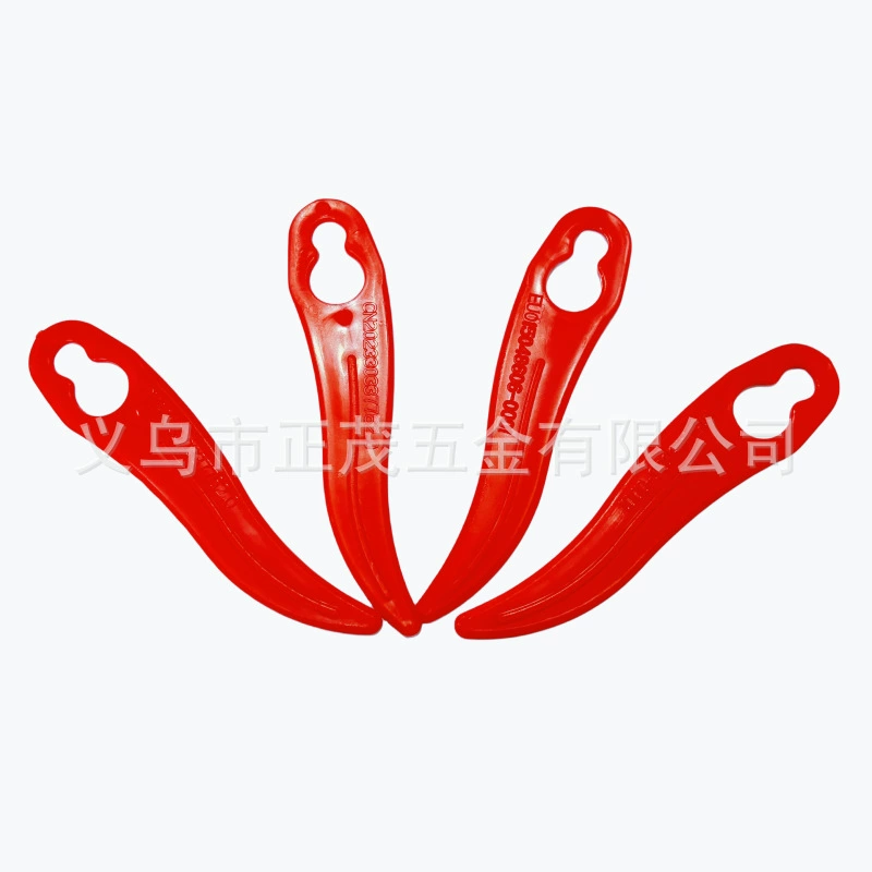 L92 красочное пластиковое лезвие для газонокосилки, пластиковое лезвие для газонокосилки для двора, сада, тыквенной формы