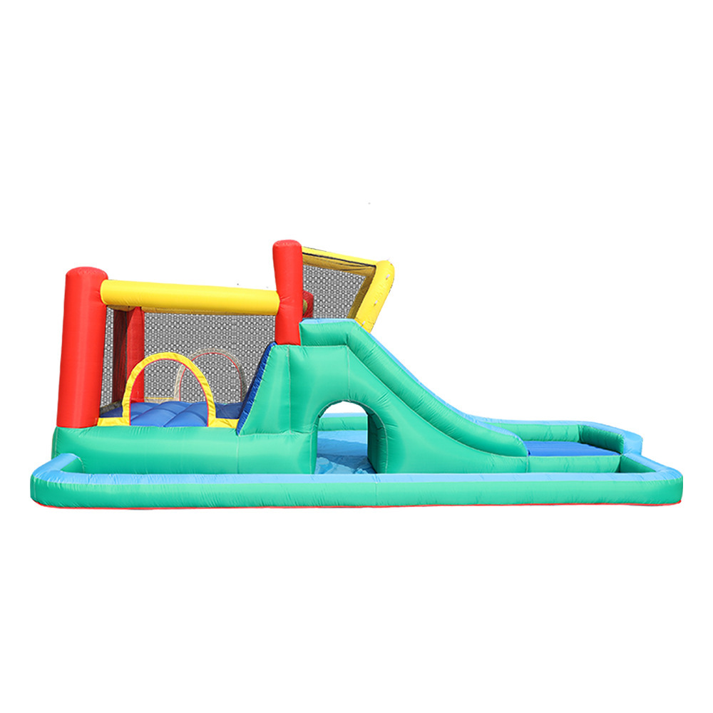 Dr. Pig inflatable castillo juguetes al aire libre para niños trampolín infláble parque de atracciones pequeño castillo familiar