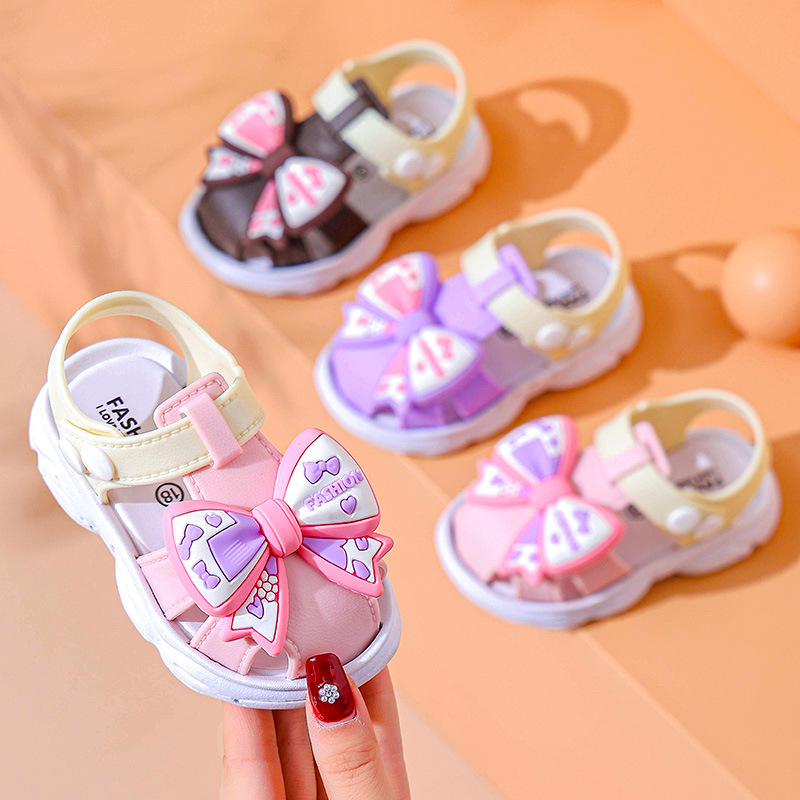 Sandalias para niños Sandalias para bebés Zapatos de verano para niños pequeños Sandalias para niñas Little Princess Zapatos de bebé de suela blanda Sandalias para niños