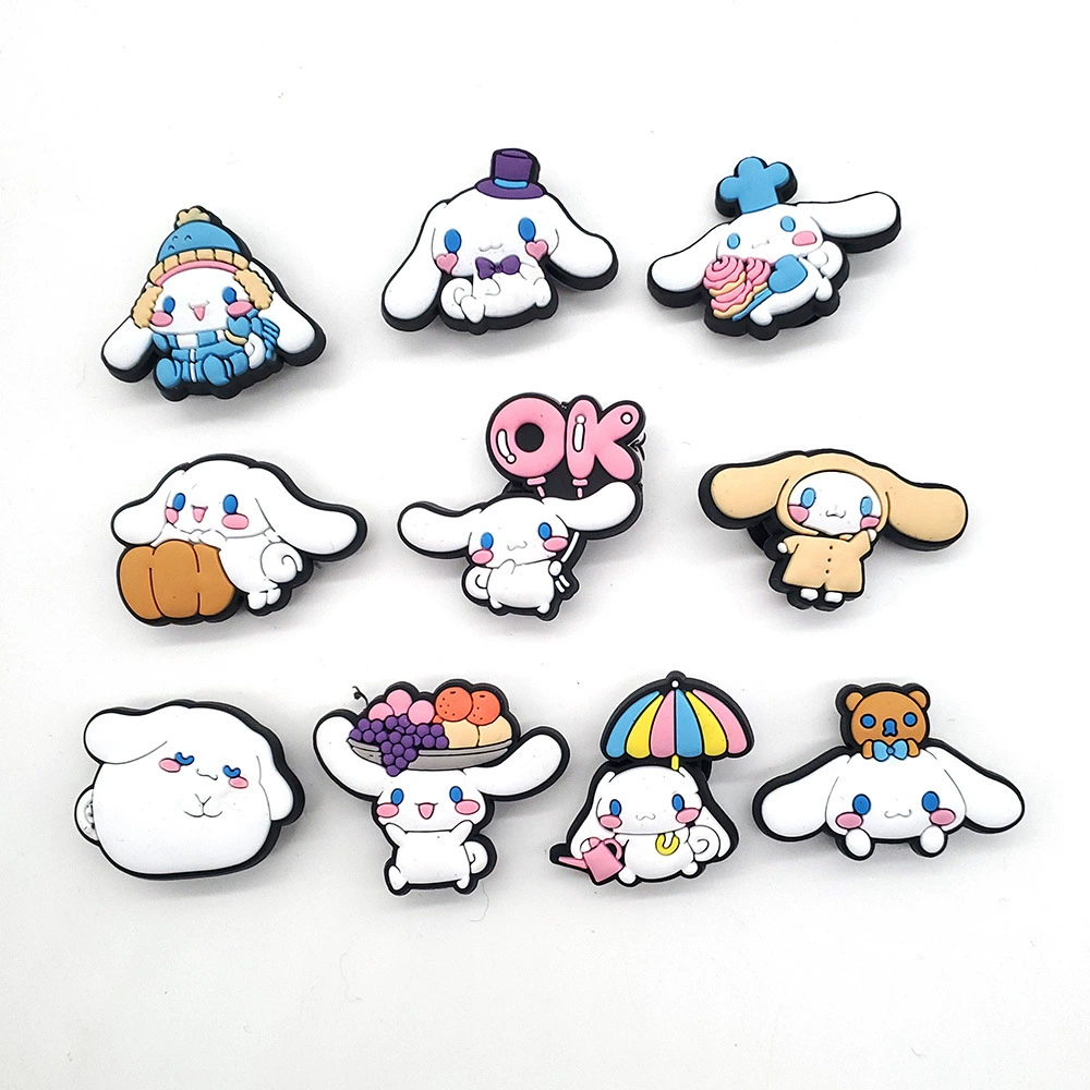 Набор из серии Sanrio, анимационная собака Sanrio, обувь Yugui Dog Cave Shoes, обувь Flower Shooting PVC Garden Shoes