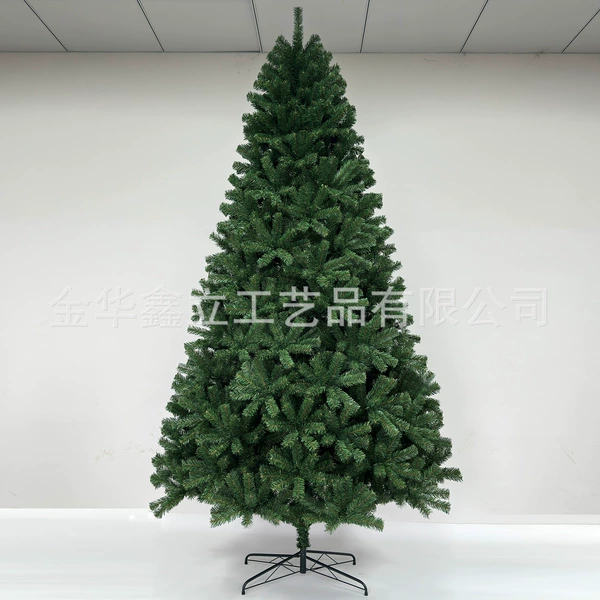 2.7m/1820T Encrypted Green PVC Christmas Tree