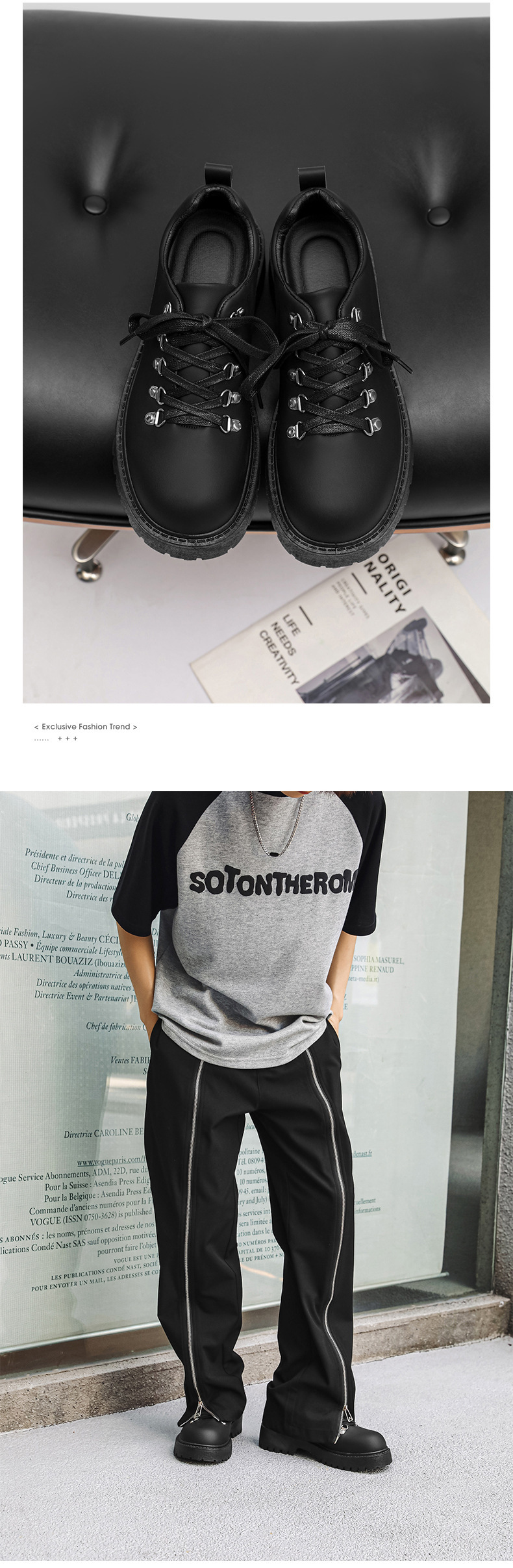 ShoeVault Autunno Nuovo di Nicchia Suola Spessa Pelle Opaca Per Uomo Punta Rotonda Derby Aumento Altezza Stile Britannico Lavoro Trendy Uomo_voghion.com