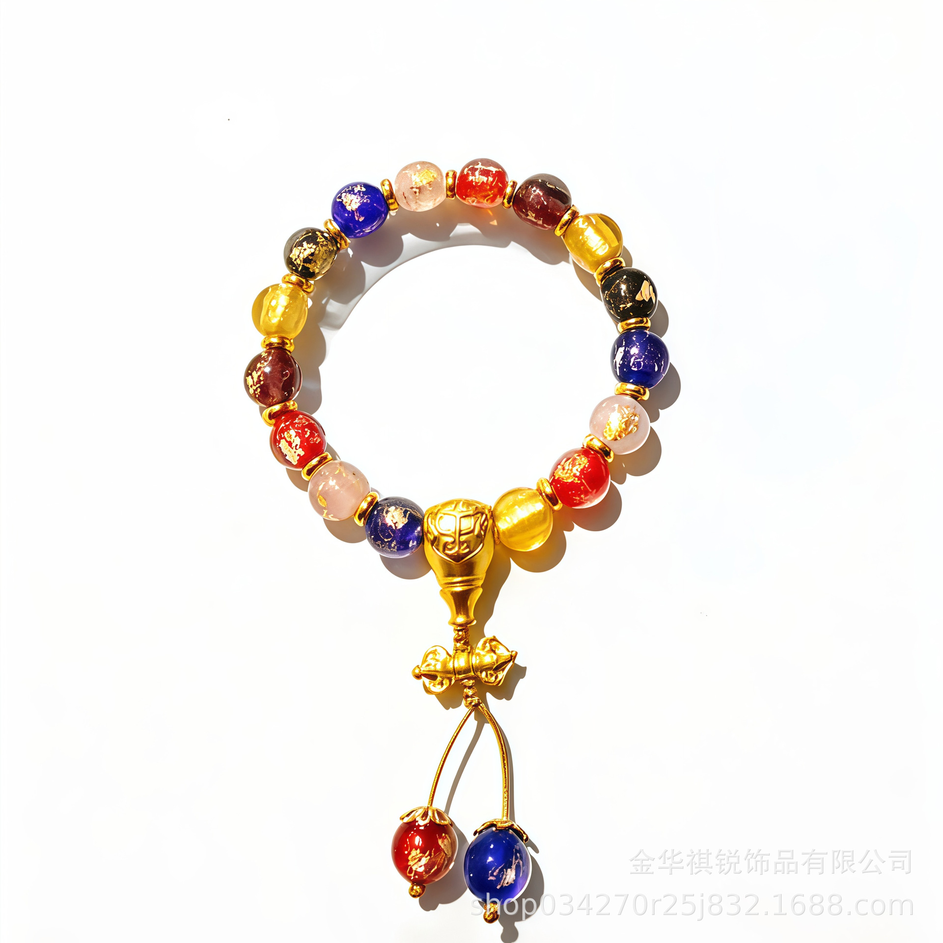 로우에 통과 + 고품질 [다채로운 금박 유약]