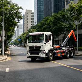 LDH5250ZXXZZ 勾臂式垃圾车 市政环卫重载型垃圾清运作业车