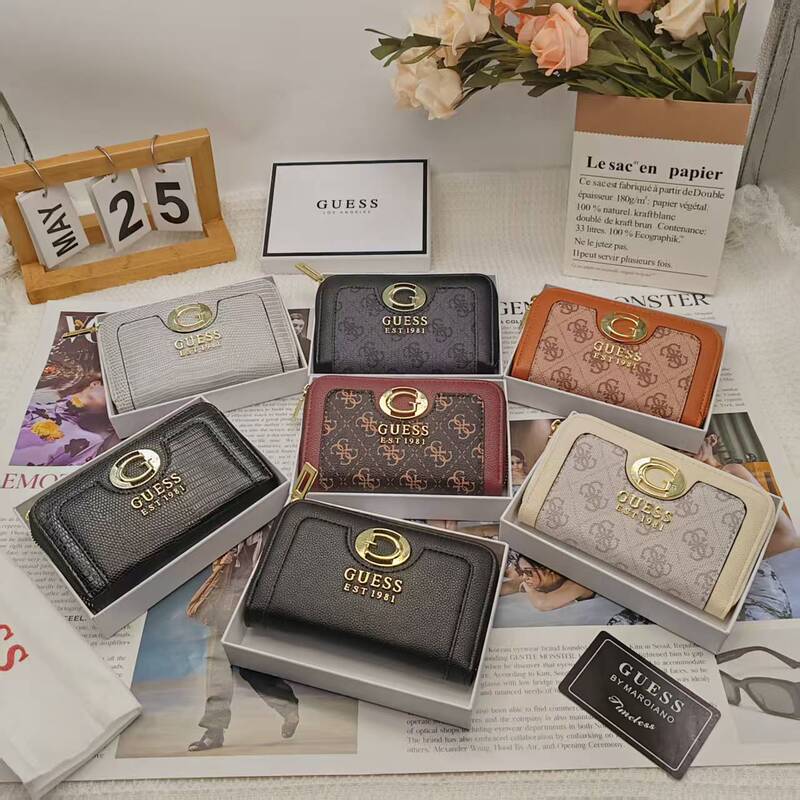 European and American Export 2025 Guizhijia New Fashion Wallet Medium Size Unisex Versatile Wallet Multi-Card Slot Clutch Bag