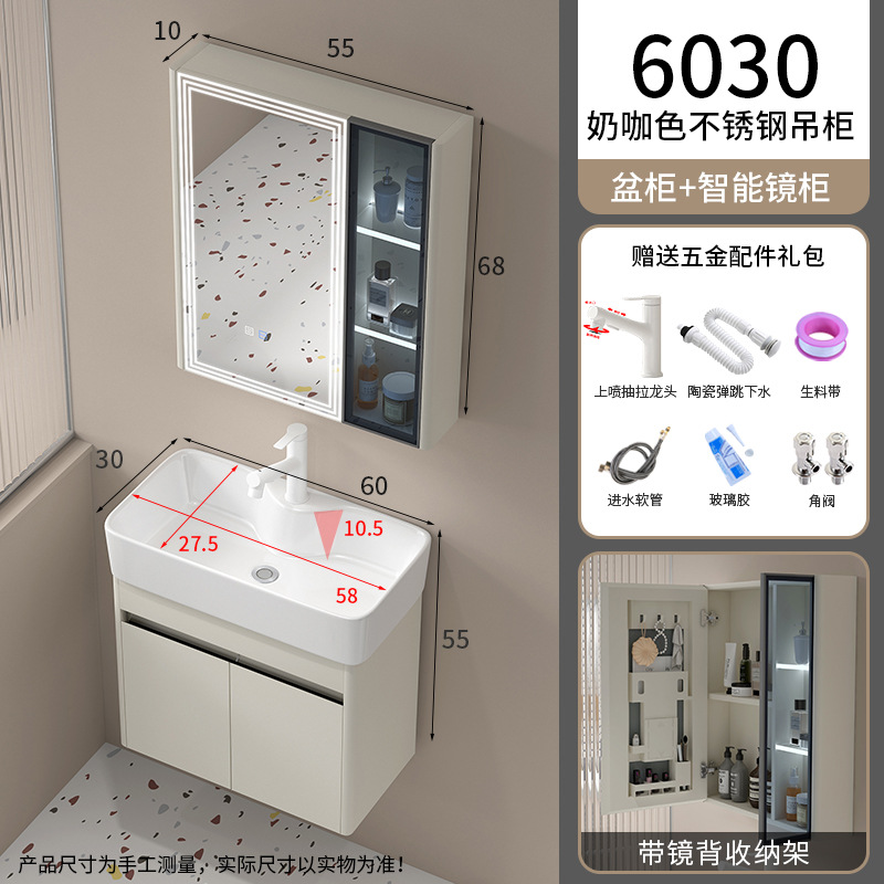 6030 cabinet colgante de acero inoxidable aluminio blanco pulverización de extracción