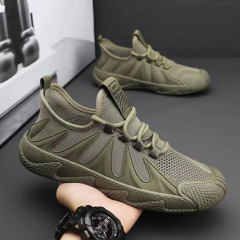Octopus new sports shoes men's summer mesh breathable running shoes fashion Korean version soft bottom student shoes foreign trade