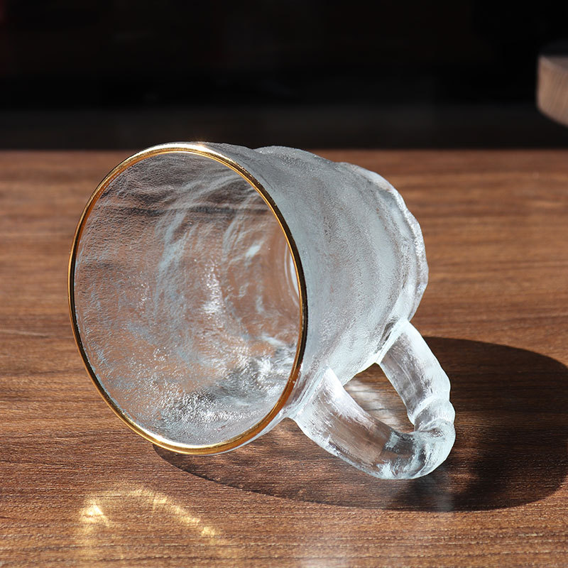 Golden glass set for home use