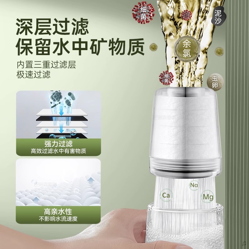 厨房水龙头过滤器嘴自来水家用防溅万能延伸滤水器通用净水器神器|undefined
