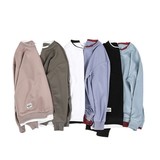 Толстовка, утепленный лонгслив, мужской комплект, подходит для подростков, круглый воротник