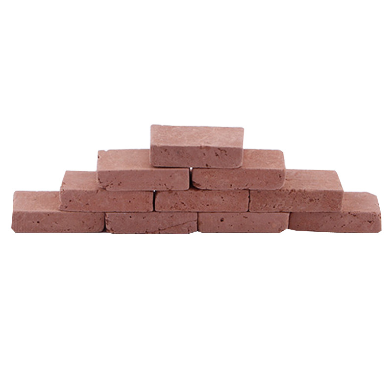 Ladrillo modelo niños hechos a mano DIY arena bandeja simulación edificio pequeña casa mini ladrillo micro paisaje bloques de construcción juguete