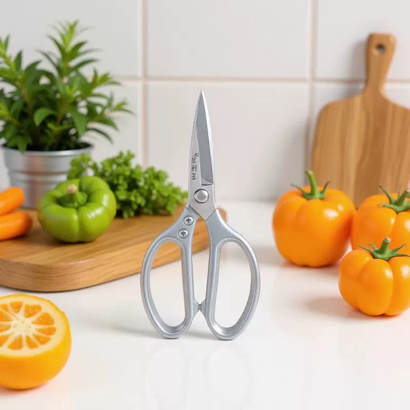 定制厨房用剪刀酒店剪鸡鸭烧烤摊烤肉水产鱼货家用剪子食品不锈钢
