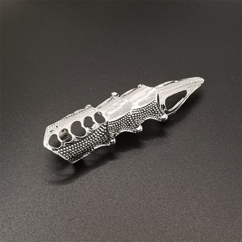 Solid Color Pattern Unisex Gender Plating Design 1 Piece Punk Solid Color Alloy Plating Unisex Rings