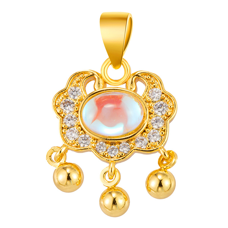 Douyin Venta caliente Colgante de microincrustaciones de cobre chapado al por mayor Cientos de colgantes de cobre opcionales a su gusto, fábrica de origen al por mayor sin cadena