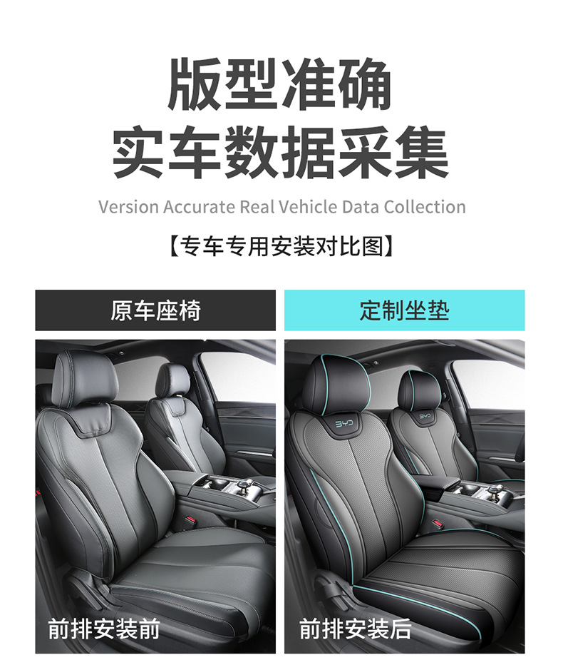 2025 New Byd Qin Plus Pure Electric Ev Hybrid Dm-I Intelligent Driving Special Car Seat Cover Fully Surrounded for All Seasons