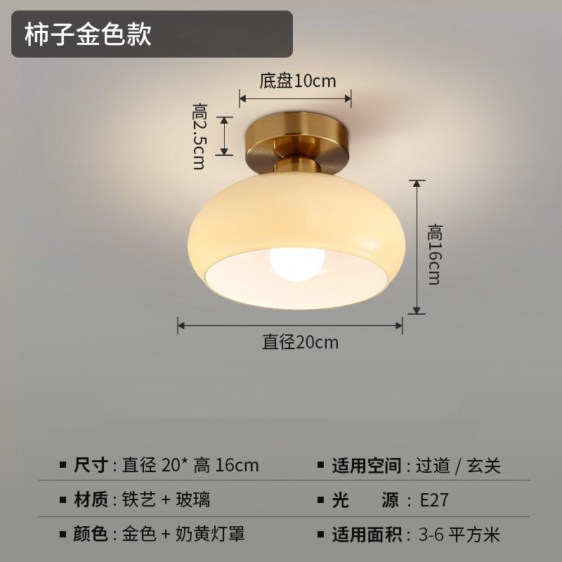 吸顶灯创意门厅过道灯走廊灯水晶玄关阳台卧室灯现代简约北欧灯具|undefined