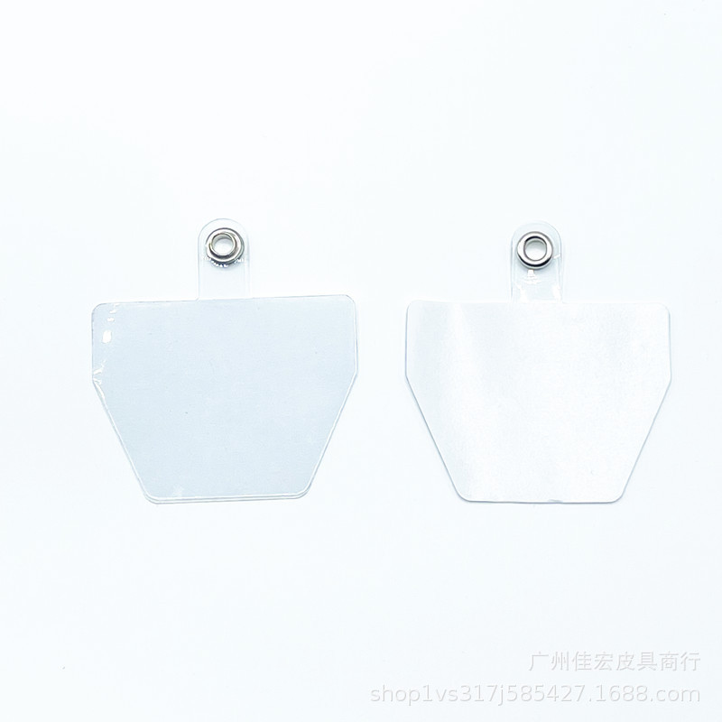 透明片-梯形五金孔+背胶