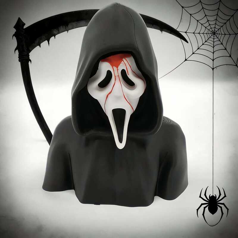 Cross-Border Popular 3D Ghost Face Display Box Popcorn Bucket Ghost Attack Ghost Face Popcorn Bucket Decoration Prank Toy Cross-Border Popular 3D Ghost Face Display Box Popcorn Bucket Ghost Attack Ghost Face Popcorn Bucket Decoration Prank Toy