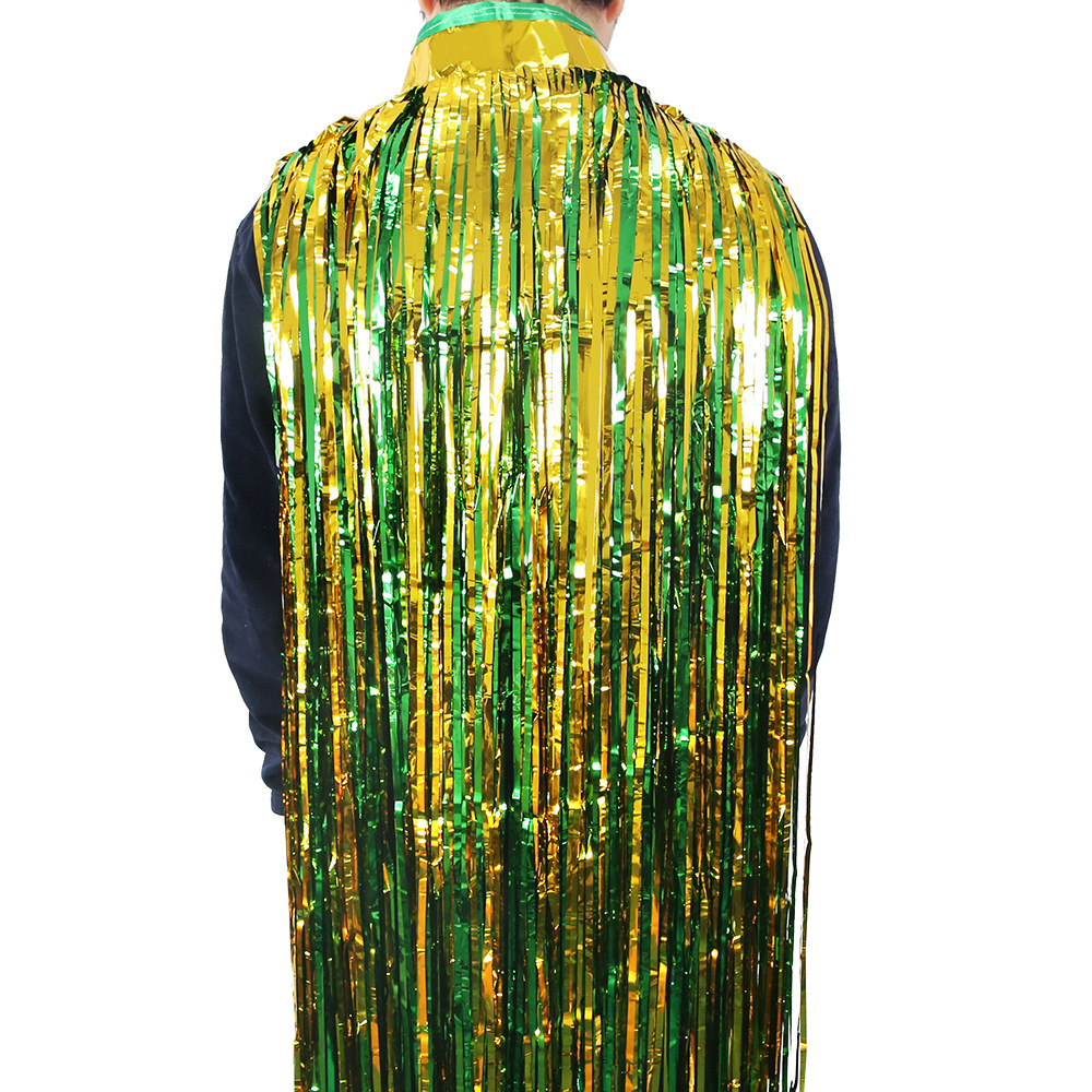 Festivalidad transfronteriza capas de bordas para adultos, niños, fiestas, props de decoración de baile DIY, capas de seda brillante