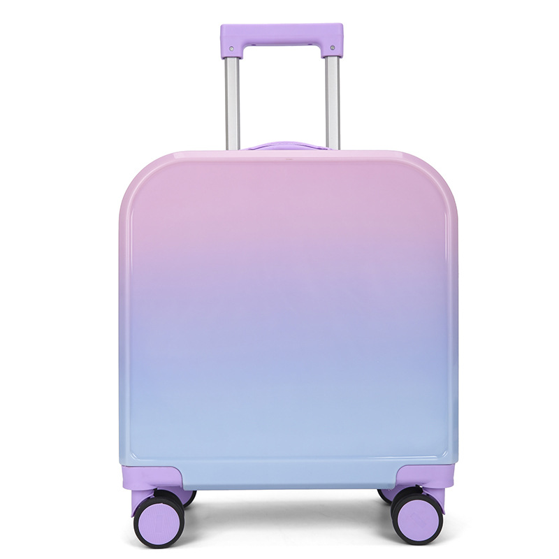 24 años de nuevo modelo de maleta de niños dibujos animados, caja de tracción de ruedas universales, caja de embarque de almacenamiento de gran capacidad en stock