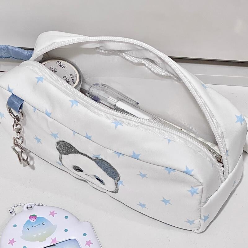 ins 和風 かわいい 星型 ペンケース 高価値 文具箱 シンプル 中学生 小学生 文具 大容量 収納|undefined