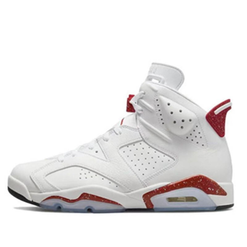 Putian transfronterizo AJ6 rojo carmesí bordeaux negro púrpura azul azul menta verde negro QiaoCheng Qiao6 zapatillas de baloncesto masculinas de alto nivel image 3