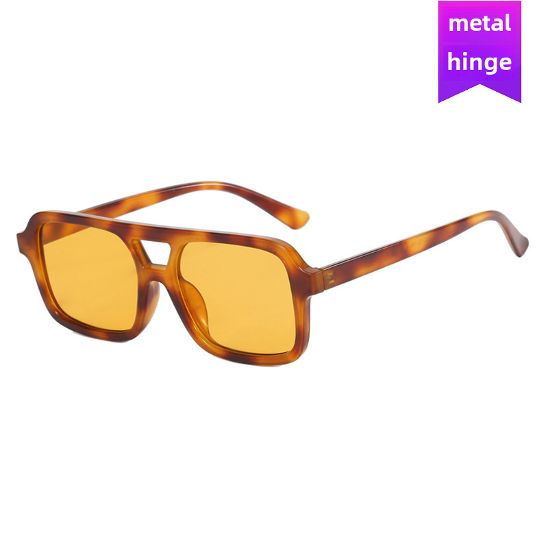 European and American double beam small frame sunglasses 2023 new all-match sunglasses fashion retro sunglasses Internet celebrity same style for wome_voghion.com