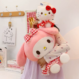 Мягкие игрушки Куроmi Меlodи и Хелло Китти с клубникой