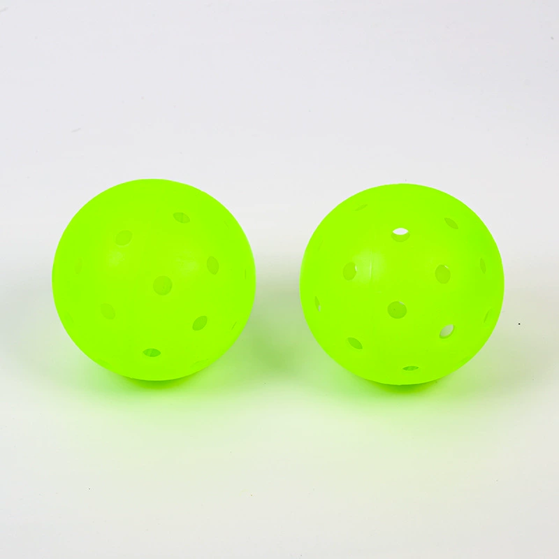 Новая дырка мяч 40 дырок соревнование pickleball 74мм инжекционное формование интегрированный pickleball не трескается сопротивление ТПЭ