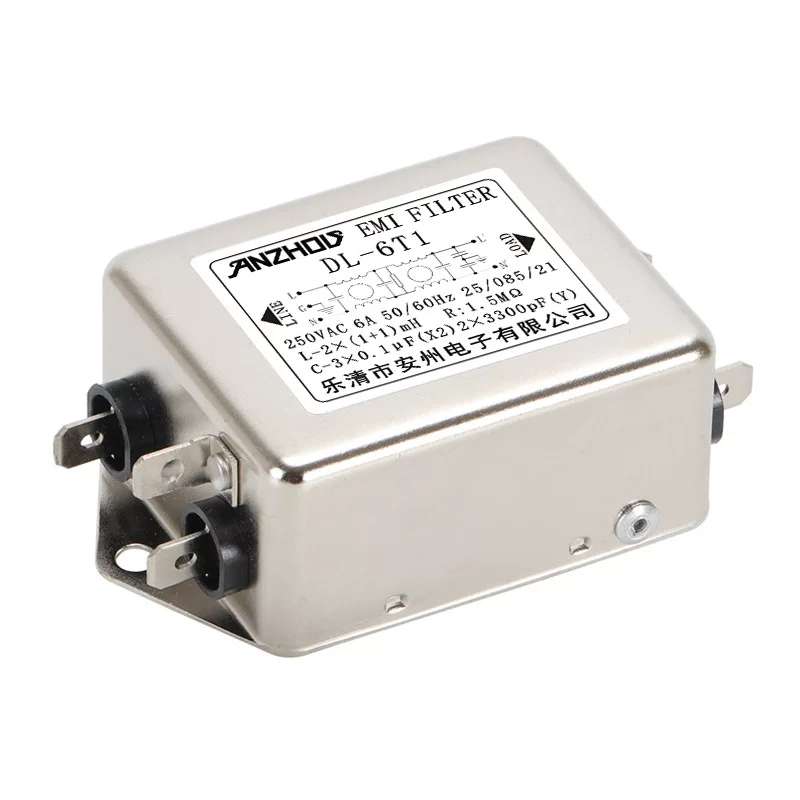 EMI фильтр Anzhou DL-3T1 DL-6T1 DL-10T1 однофазный двойной секционный силовой фильтр DL-2T1