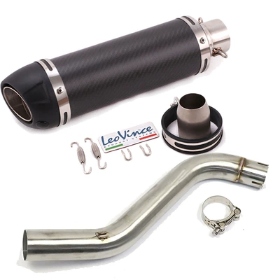 Motorcycle exhaust pipe | double exhaust Benali - single-out-c