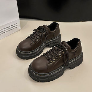 ��ɫ�͹�Ӣ���LСƤЬŮ2024�ﶬ���¿������߰ٴ��Ь�R��Ь��