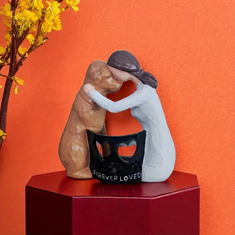 Cross-Border New Valentine's Day Imitation Wood Carving Parent-Child Intimate Ornaments Resin Crafts Home Decoration Couple Ornaments Cross-Border New Valentine's Day Imitation Wood Carving Parent-Child Intimate Ornaments Resin Crafts Home Decoration Couple Ornaments