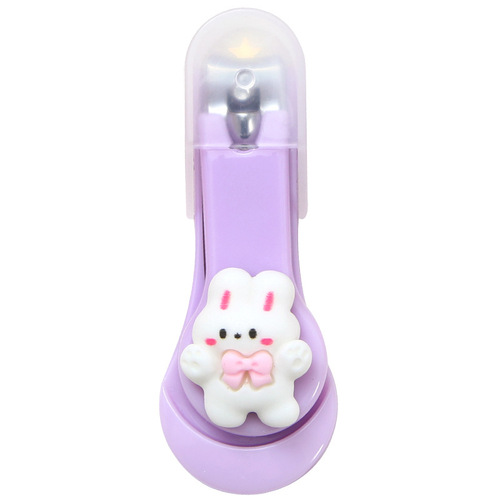 Cute cartoon nail clippers single pack nail clippers creative student nail clippers home portable manicure and pedicure tool