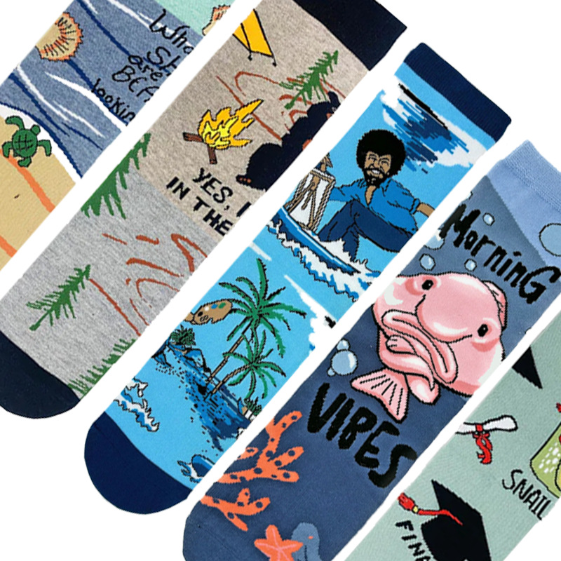 65g Weight Socks Classification Socks Lingerie Type Cotton (more than 50%) Fabric Type A Pair Quantity Casual, Daily Occasion Animal, Color Block Pattern All Seasons Season Unisex Gender Cute Style A Pair Cute Unisex Animal Color Block Cotton (more Than 50%) Crew Socks 1