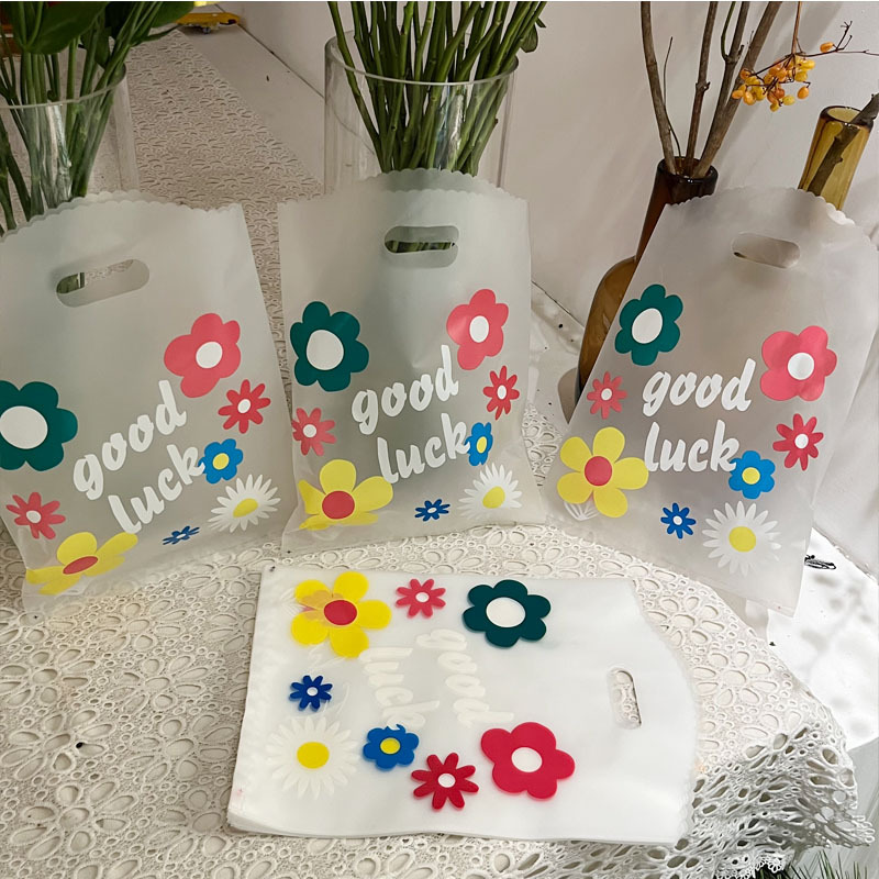 Transparente engrosada regalo cosmético pequeño logotipo fresco simple embalaje regalo Bolso de Plástico con hebilla