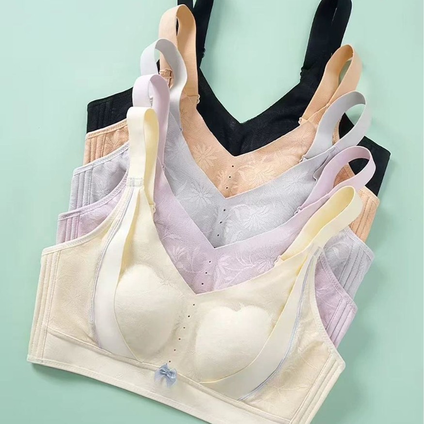 Venta directa de fábrica comercio electrónico transfronterizo Sudeste de Asia Vietnam Tailandia damas sin costuras sujetador de recogida lateral cómodo