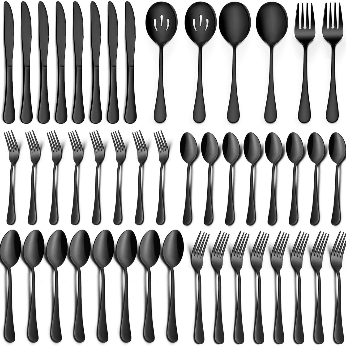 블랙-46PCS 컬러 박스