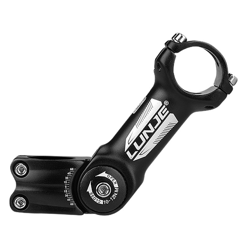 LUNJE pista de la rueda bicicleta de montaña mango ajustable ángulo ajustable mango elevador 25,4/31,8 elevador dispositivo de elevación