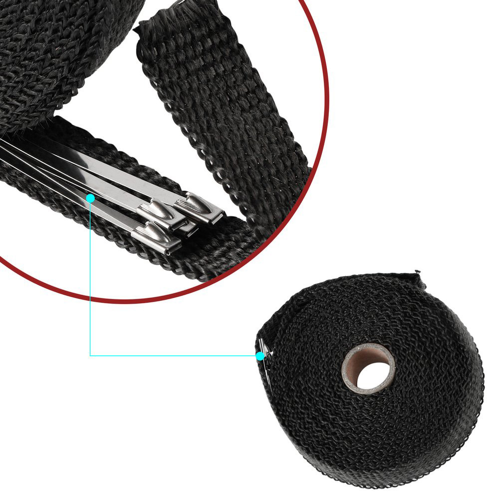 Universal Anti-Scalding Cloth for Car and Motorcycle Exhaust Pipes, Heat-Insulating Sponge, Fire-Proof and Anti-Scalding Banana Fiber Cotton Cloth