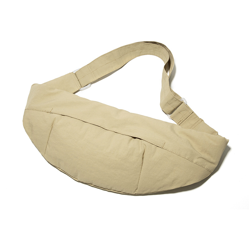 Bolso de pecho de moda de gran capacidad japonés, relajado, ligero, casual, tendencia, bolso de mensajero, bolso de hombro portátil transpirable y versátil