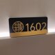 Acrylic house number plate custom home number plate door number high sense light luxury creative hotel custom