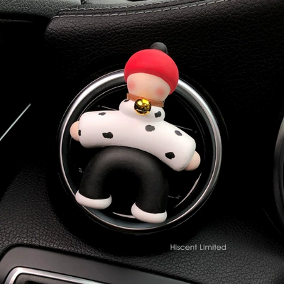 2025 New Villain Car Aromatherapy Car Perfume Air Vent Decoration Diffusing Stone Car Interior Ornament for Women (Car Perfume Aromatherapy) - cow-little-man