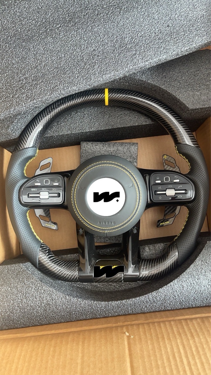 Suitable for Old to New Mercedes-Benz Carbon Fiber Steering Wheel
