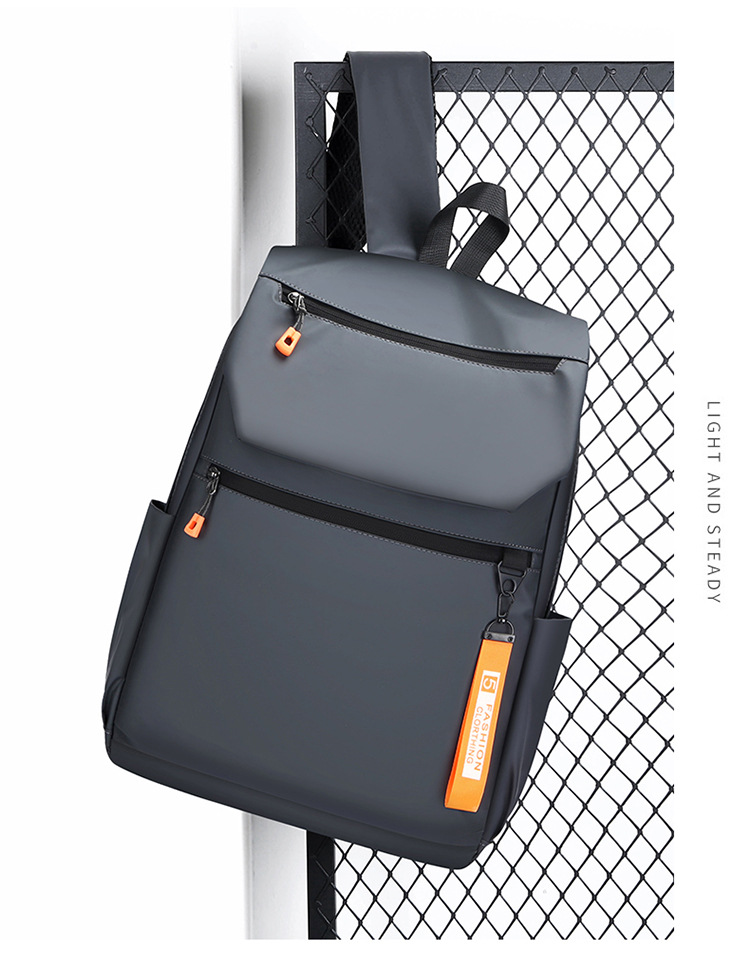 Flip cover trendy college student backpack, large-capacity multi-functional outdoor sports backpack, three-dimensional and stylish backpack undefined