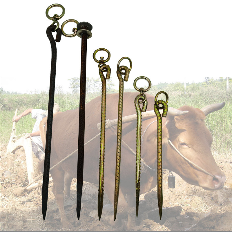 Rebar thickened mulch nails outdoor tent fixed windproof camp nails forged extension bolt cattle horse sheep dog ground pile nails
