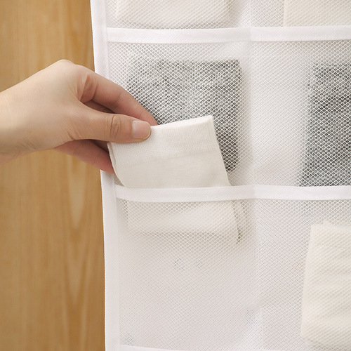 Underwear storage bag, home wall-mounted sock storage bag, wardrobe underwear bra multi-grid storage bag