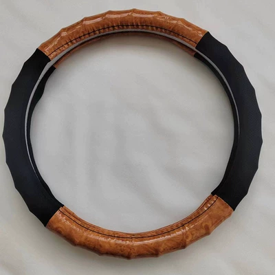 and High-End Car Cover, Steering wheel cover - orange-38cm
