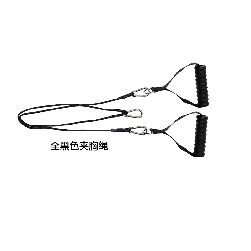 DIY integral fitness músculo entrenador accesorios clip de tensión en el pecho espalda ancha hombro bíceps barra tracción alta resistencia cuerda